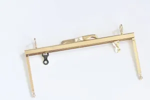 17.5cm( 6.8") Light Gold Purse Frame Bag Hanger 17.5x7.5cm
