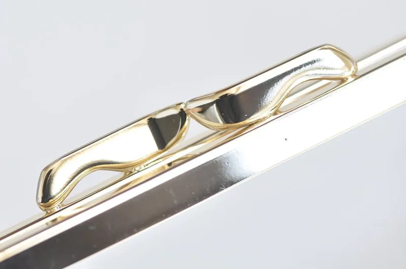 17.5cm( 6.8") Light Gold Purse Frame Bag Hanger 17.5x7.5cm