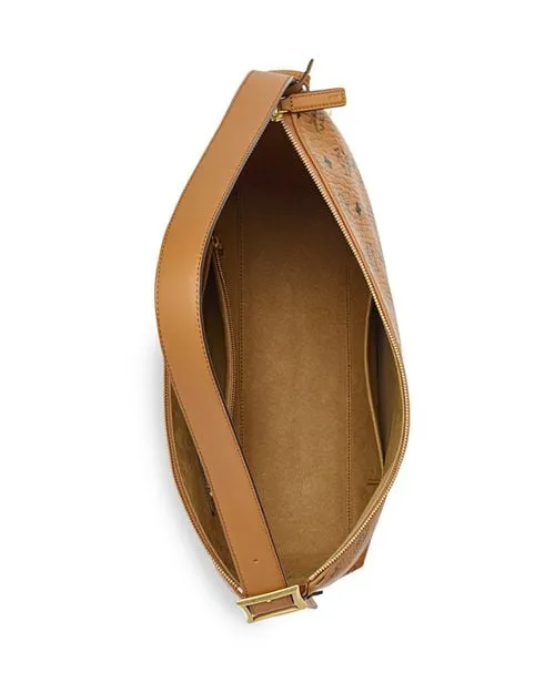 Aren Visetos MCM Large Hobo Bag, Brown