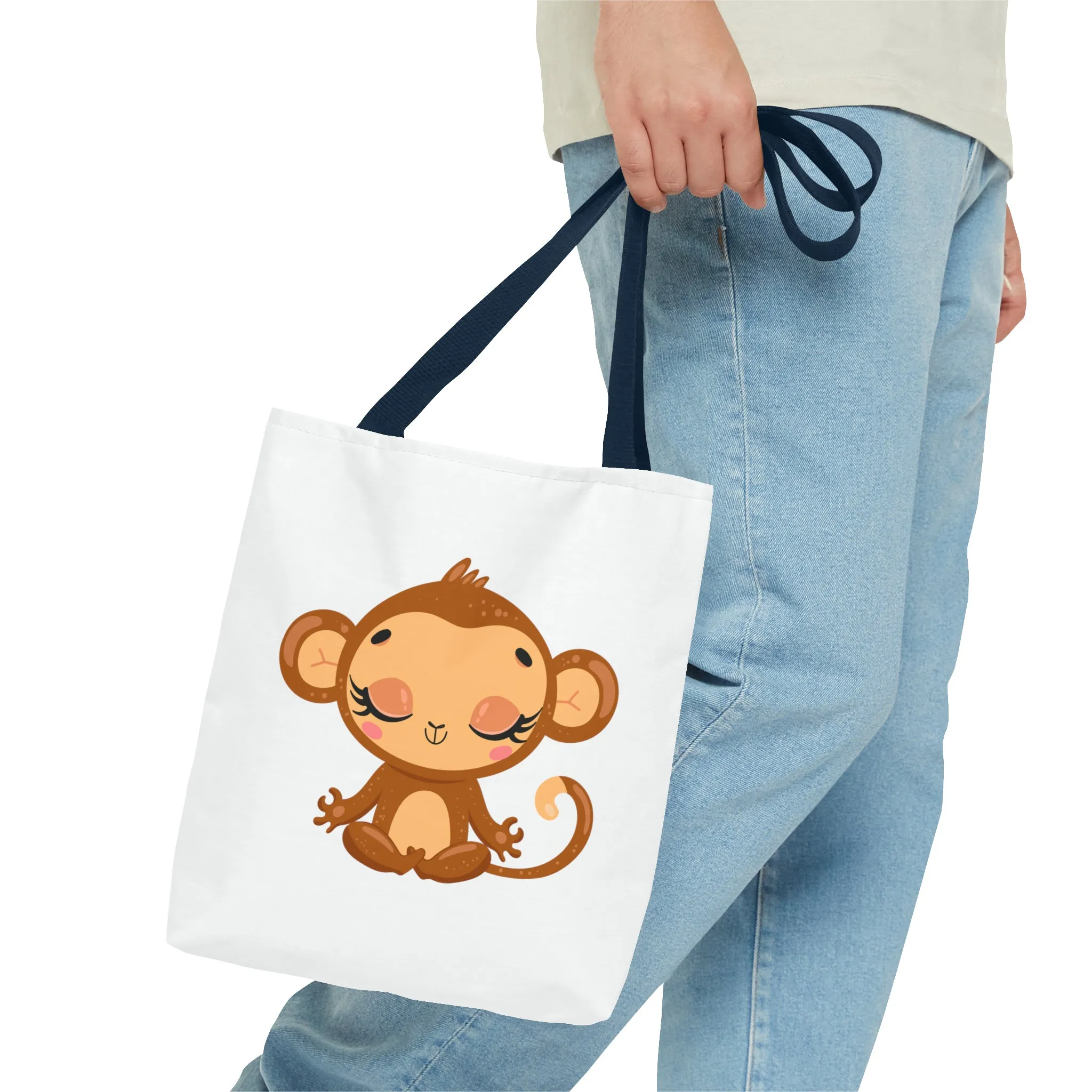 Baby Monkey Yoga Tote Bag