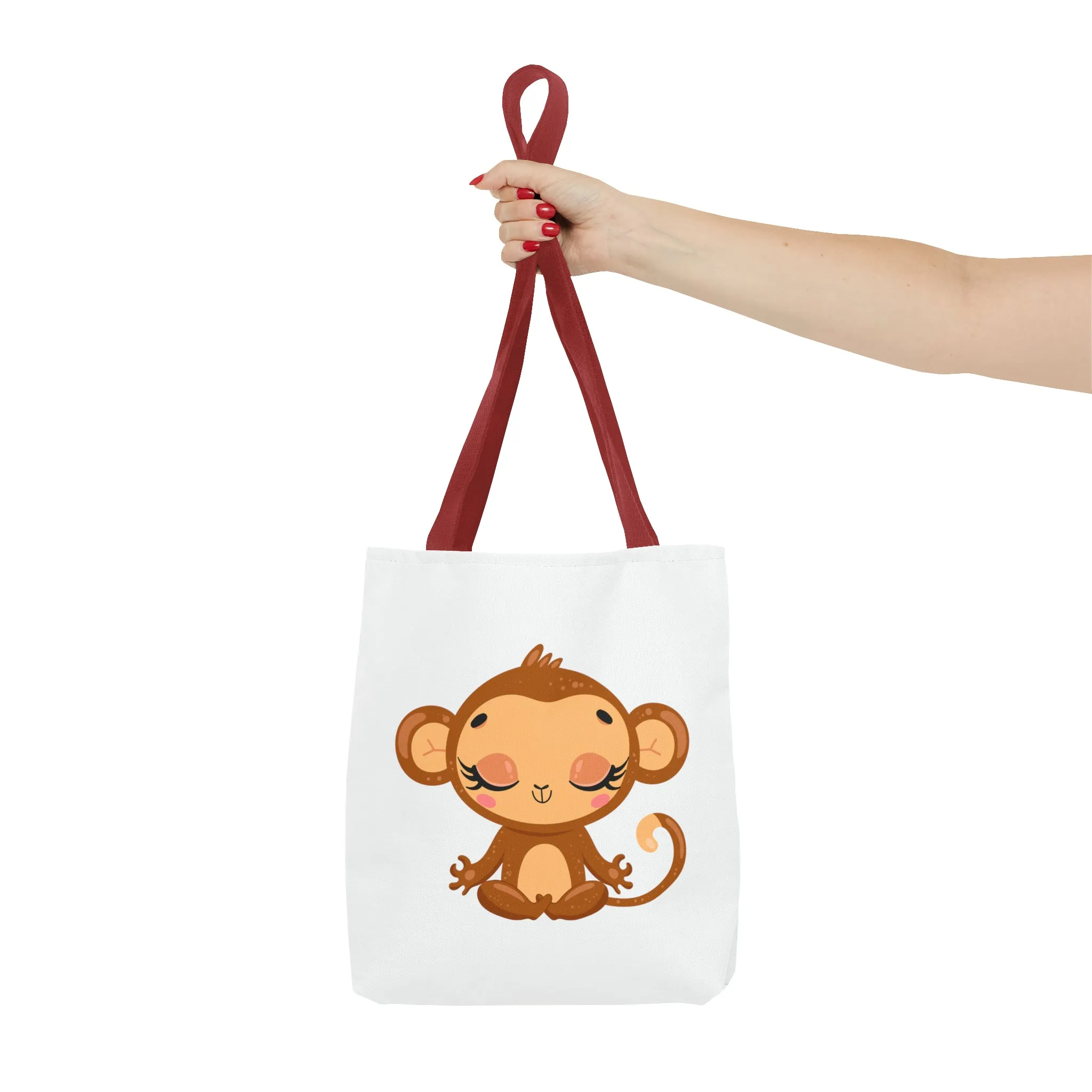 Baby Monkey Yoga Tote Bag
