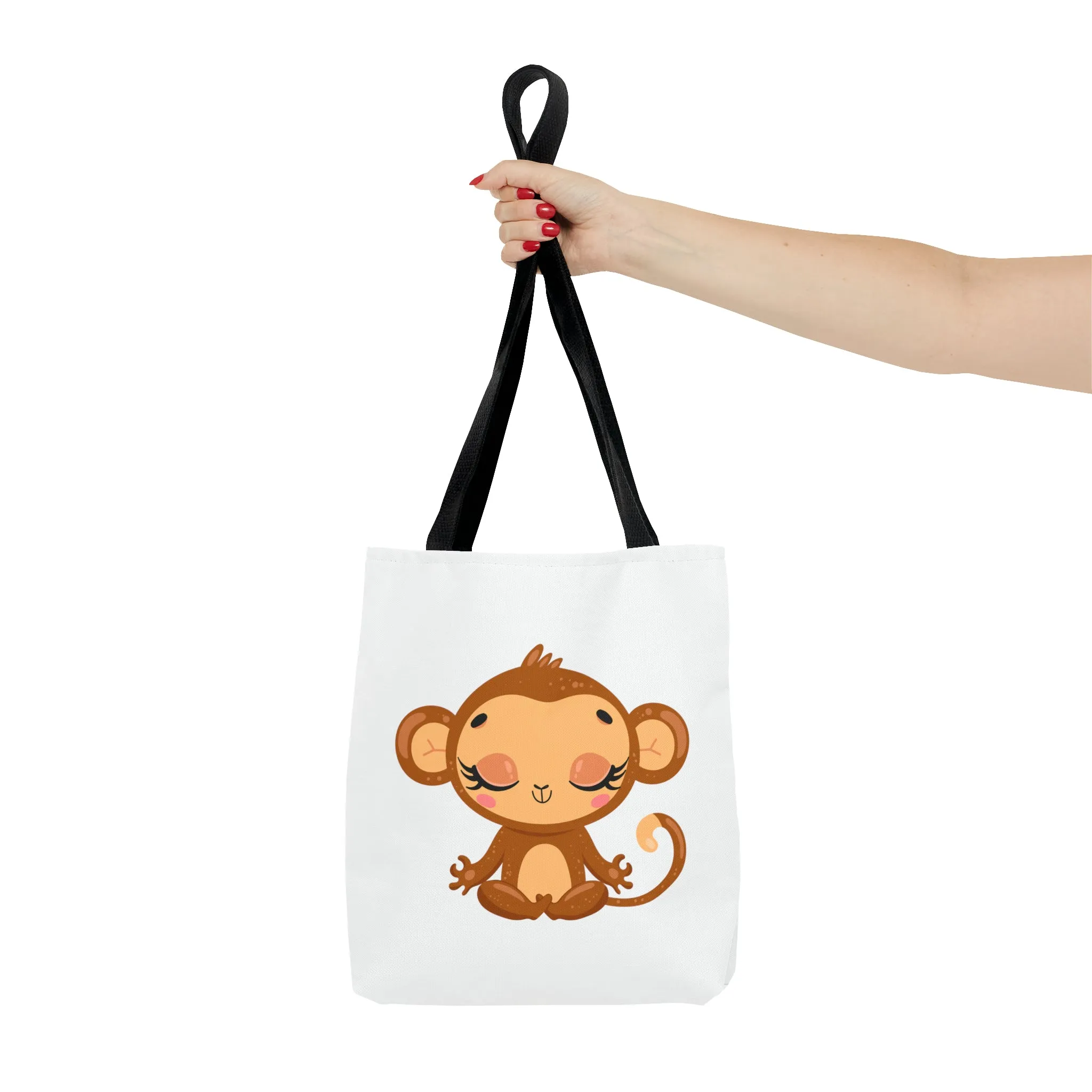 Baby Monkey Yoga Tote Bag