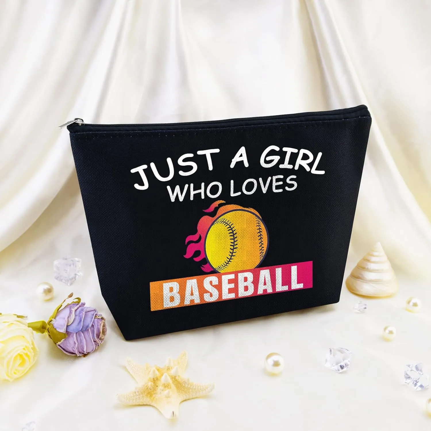Baseball Gifts for Women Peace Love Baseball Makeup Bag Baseball Gift Bags Baseball Coach Gifts Baseball Party Favors Baseball Mom Accessories Baseball Bogg Makeup Bag for Baseball Lover