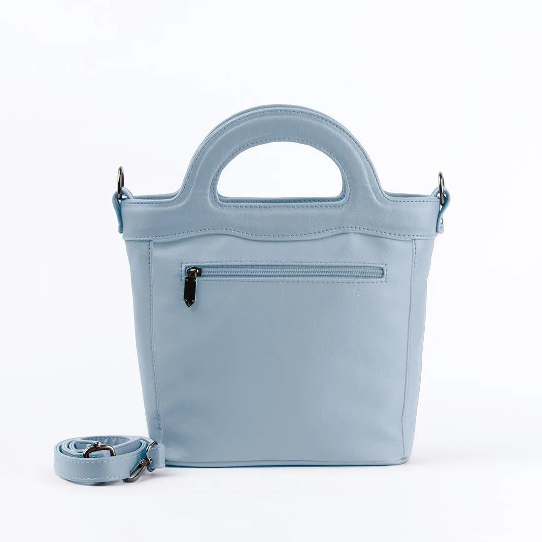 Blue Top Handle Handbag The space photographer