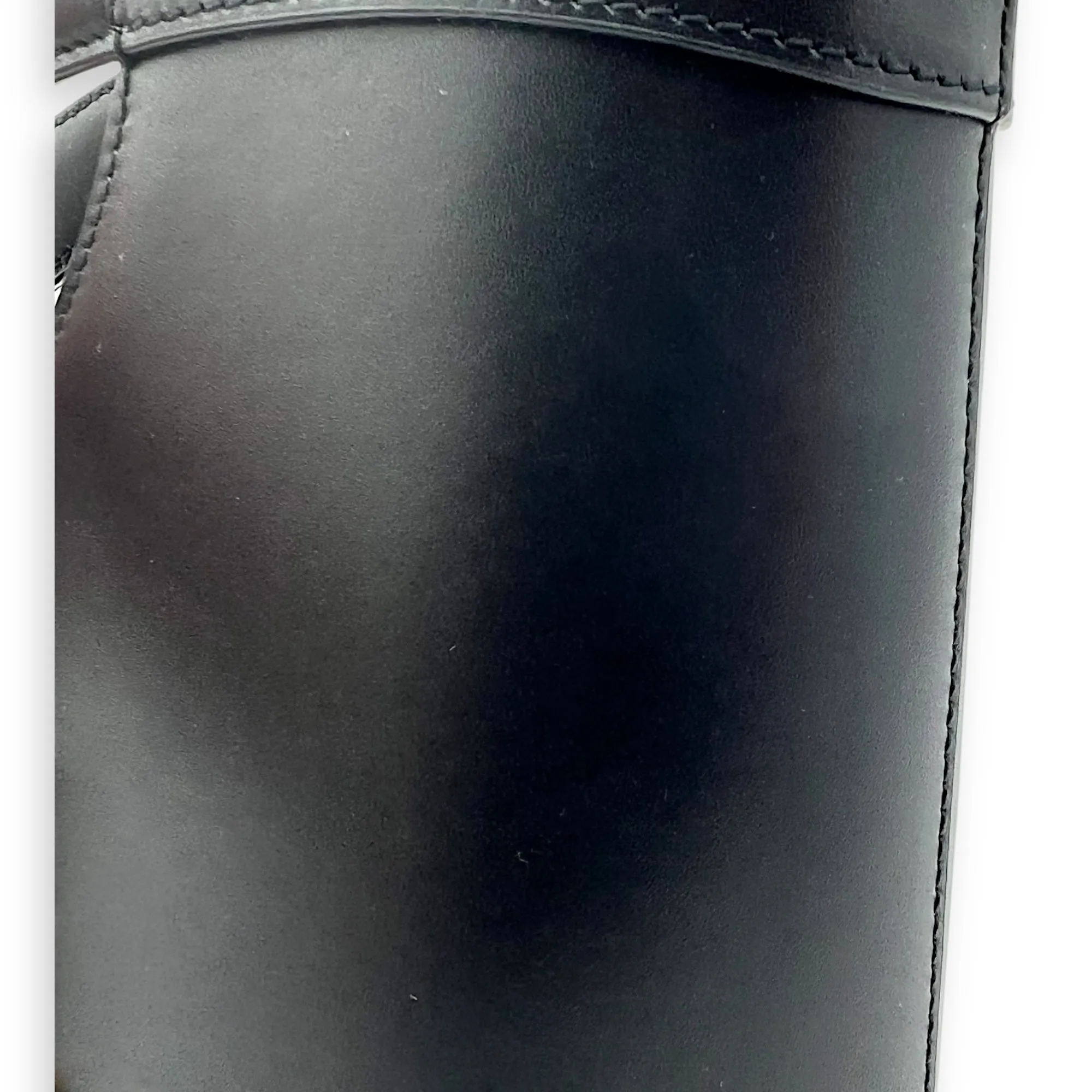 Celia Bucket Bag Black in Calfskin, Gold hardware