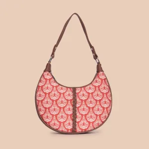 Chanderi Phool Hobo Bag