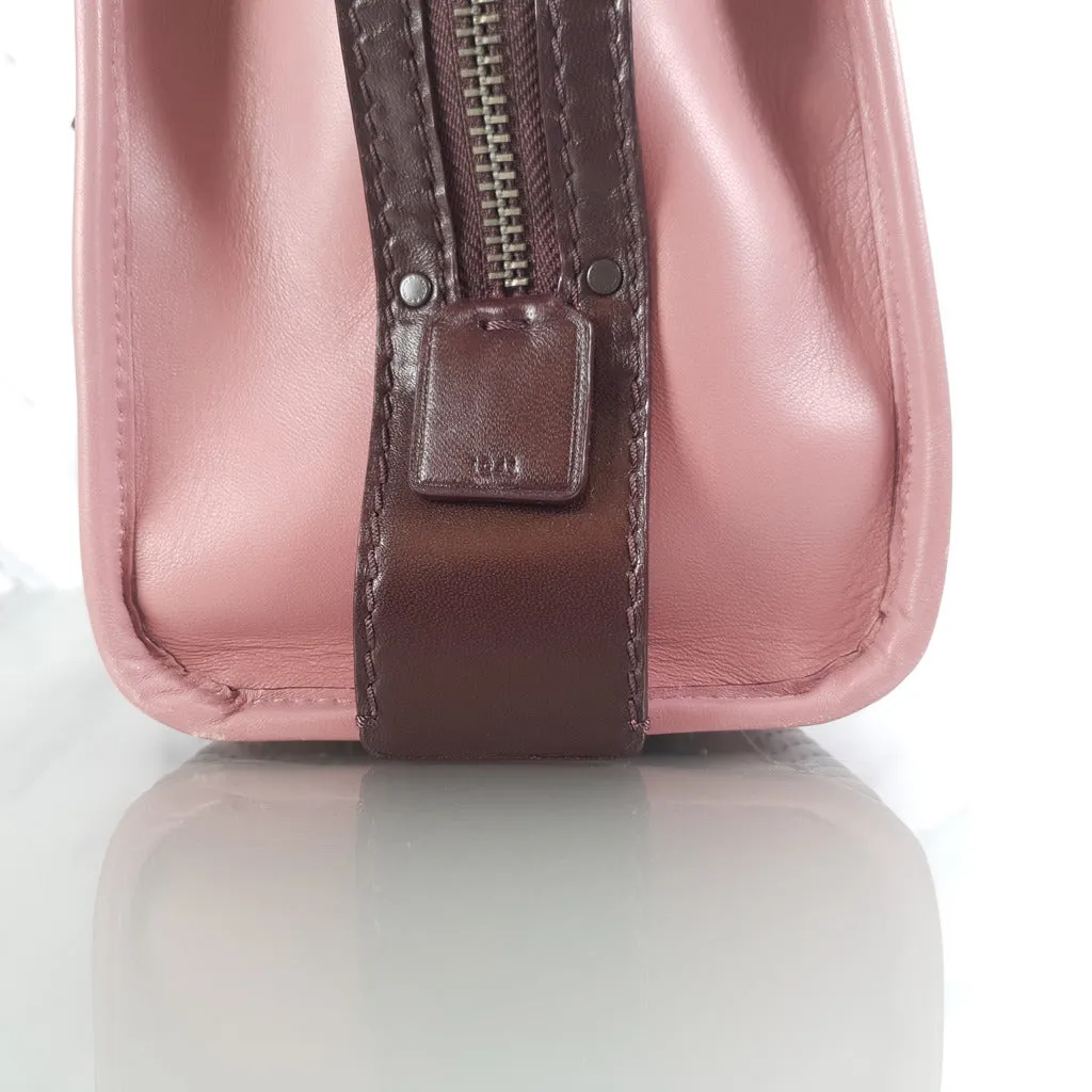 Coach 1941 Rogue 31 Dusty Rose Pink With Quilting & Rivets Ombre Chevrons Bag