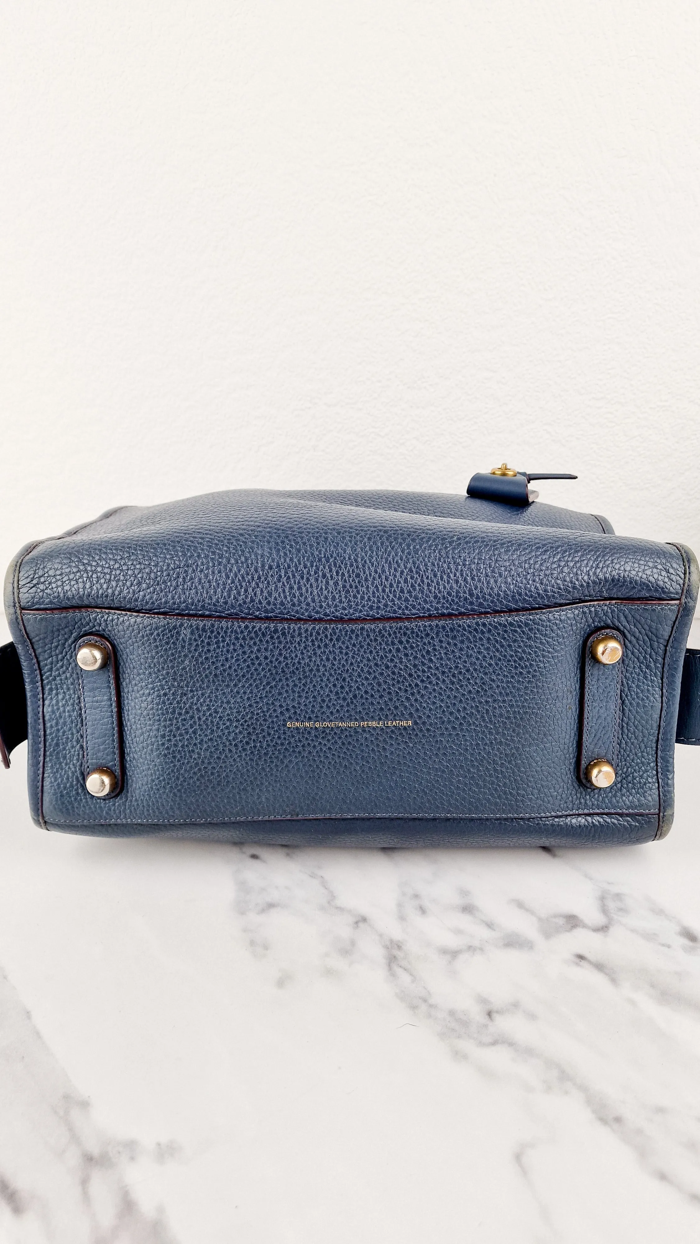 Coach 1941 Rogue 31 in Dark Denim Blue Shoulder Bag Satchel Handbag Coach 38124