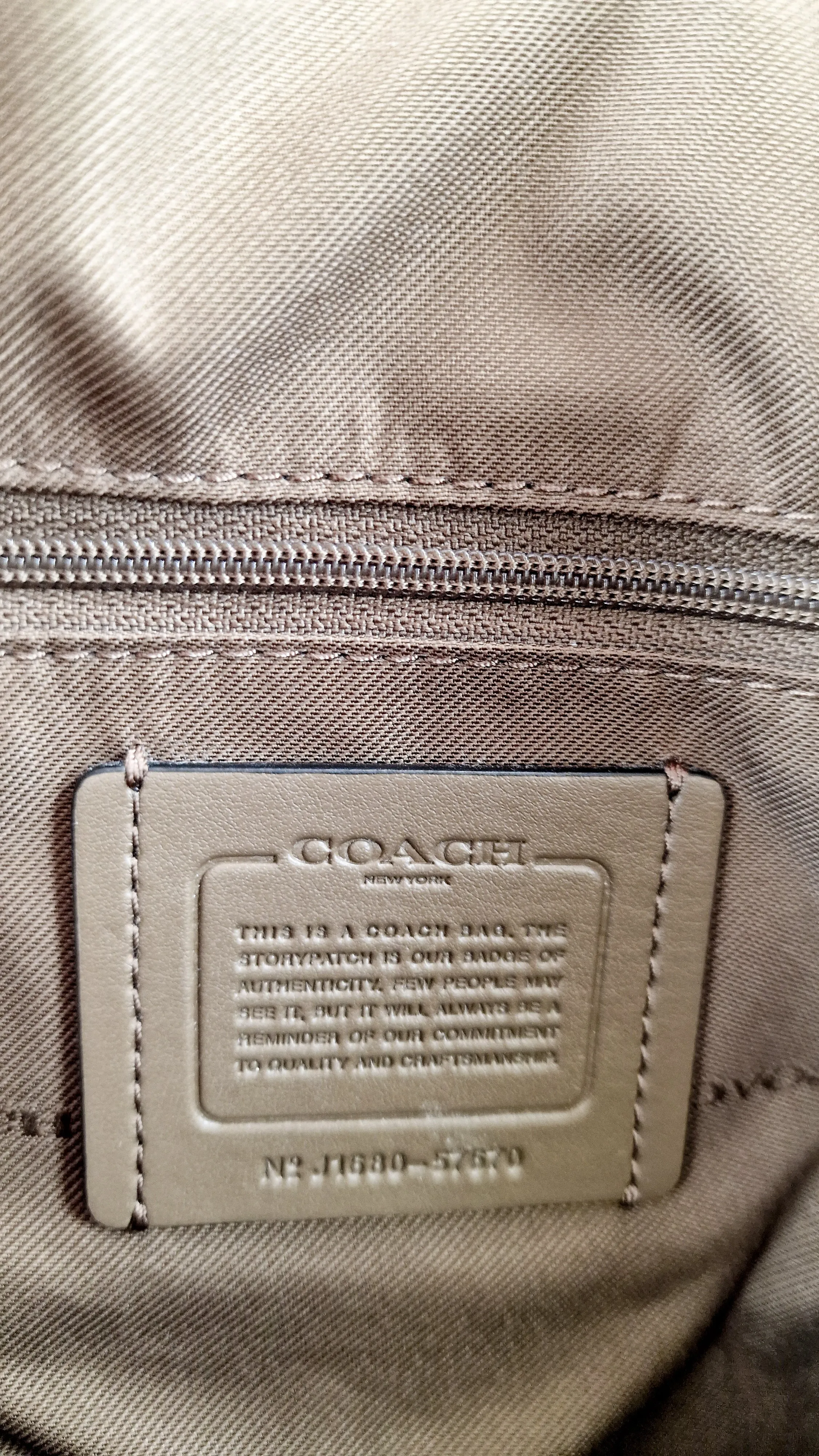 Coach Edie 31 in Stone Taupe with Snakeskin Colorblock Pebble Leather - Shoulder Bag Coach 57670