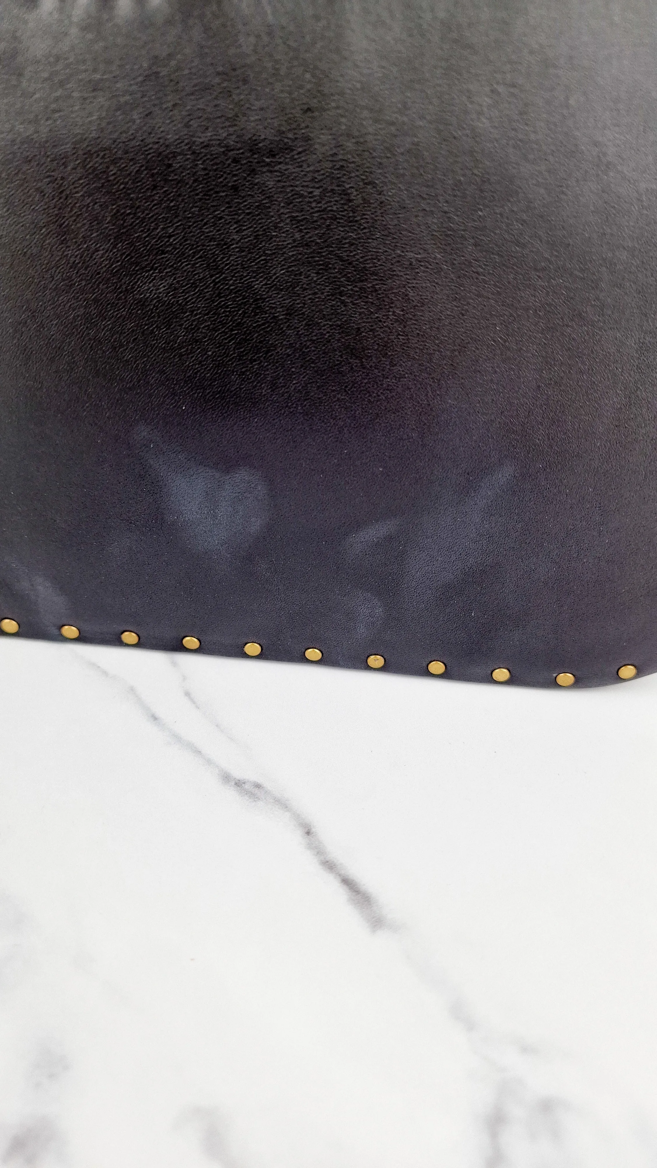 Coach Page 27 With Leopard Print Calfhair & Border Rivets - 1941 Bag Smooth Black Leather - Coach 32870