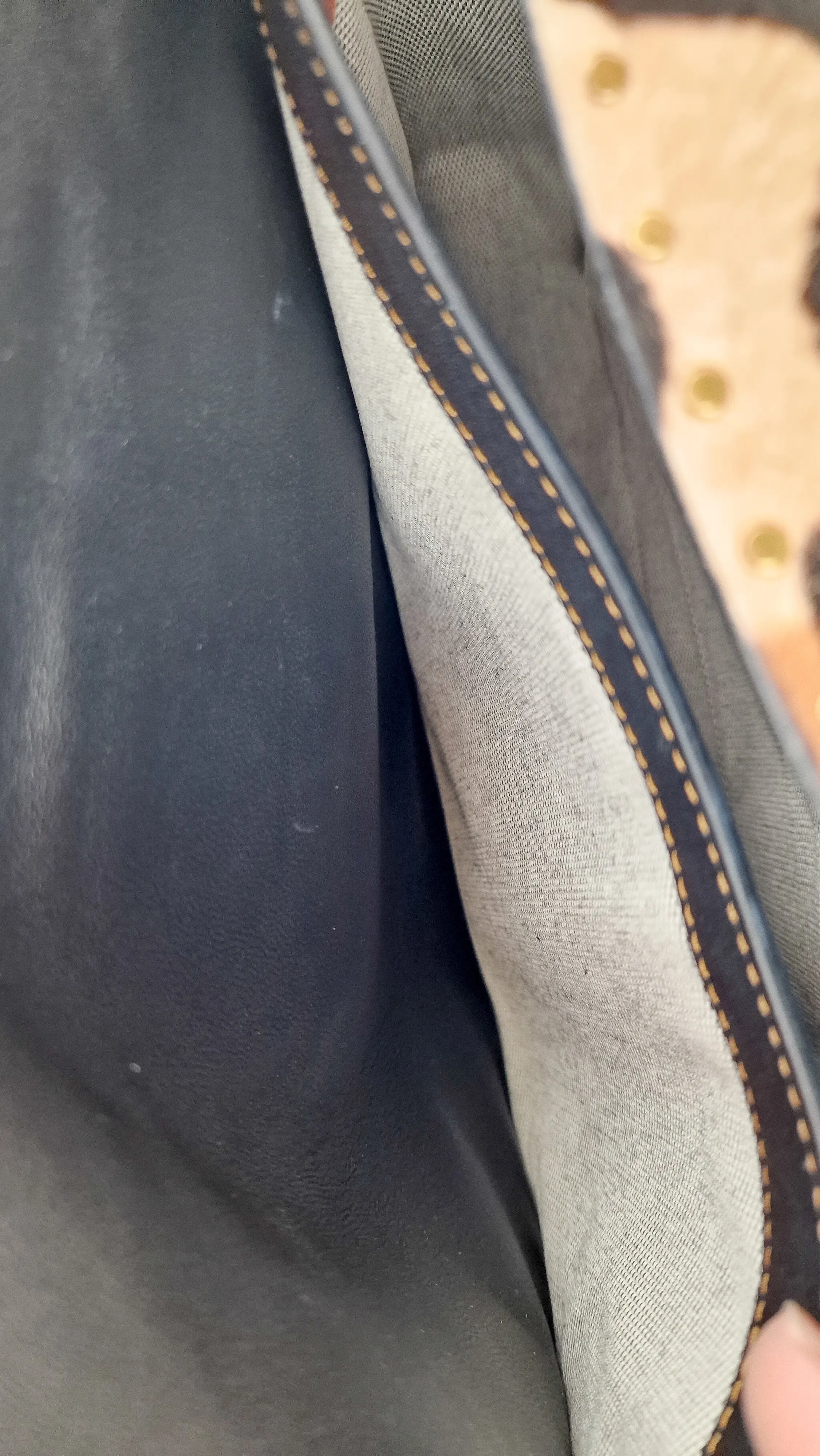 Coach Page 27 With Leopard Print Calfhair & Border Rivets - 1941 Bag Smooth Black Leather - Coach 32870