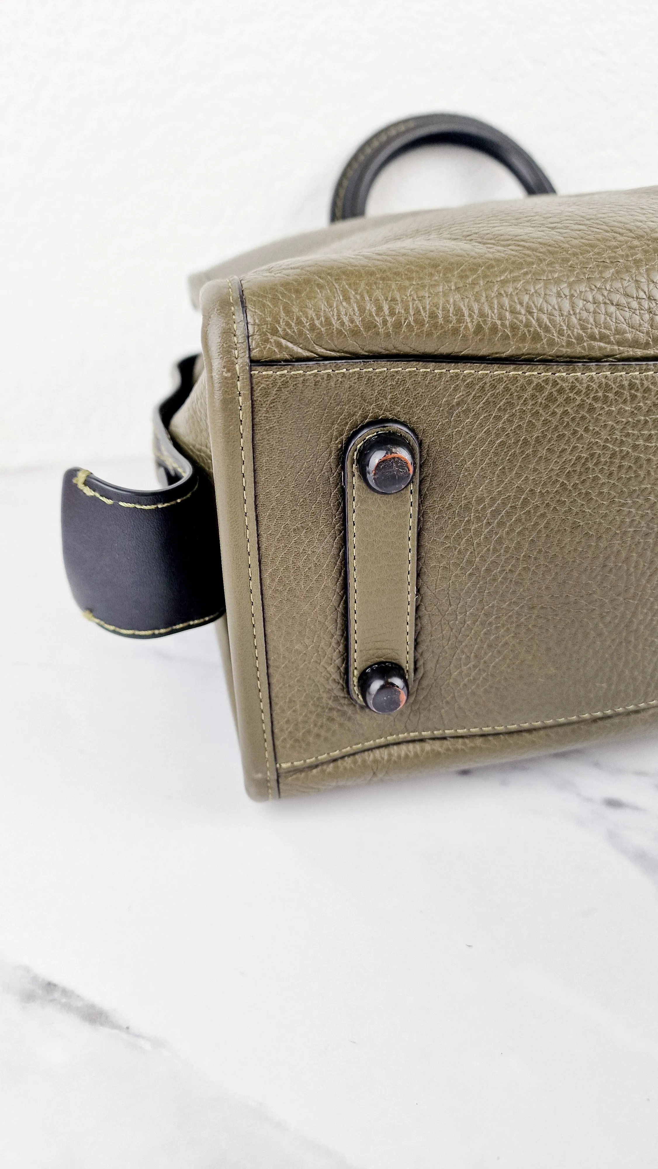 Coach Rogue 31 Olive Army Green With Black Details Handbag Colorblock Coach 38124
