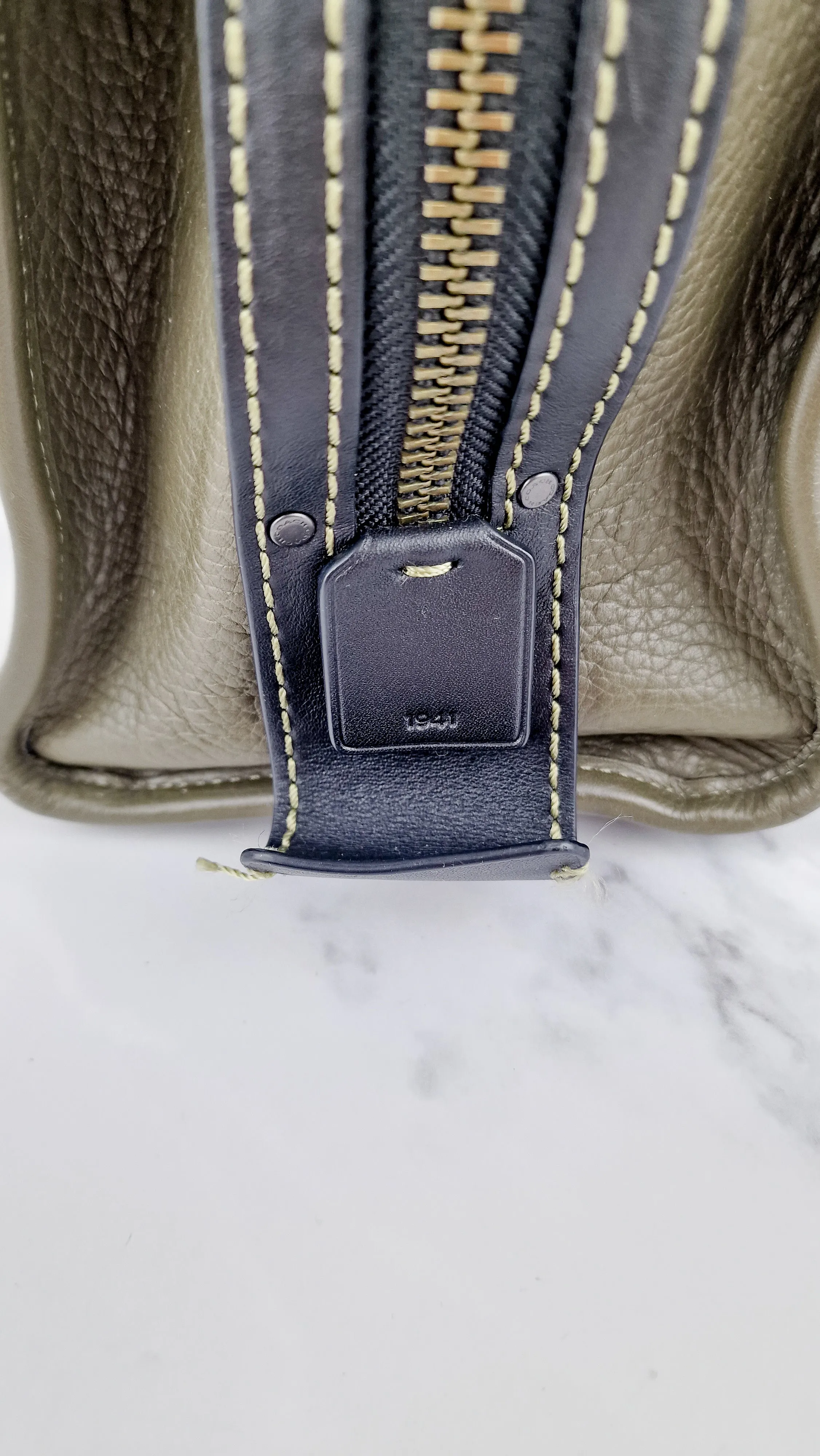 Coach Rogue 31 Olive Army Green With Black Details Handbag Colorblock Coach 38124