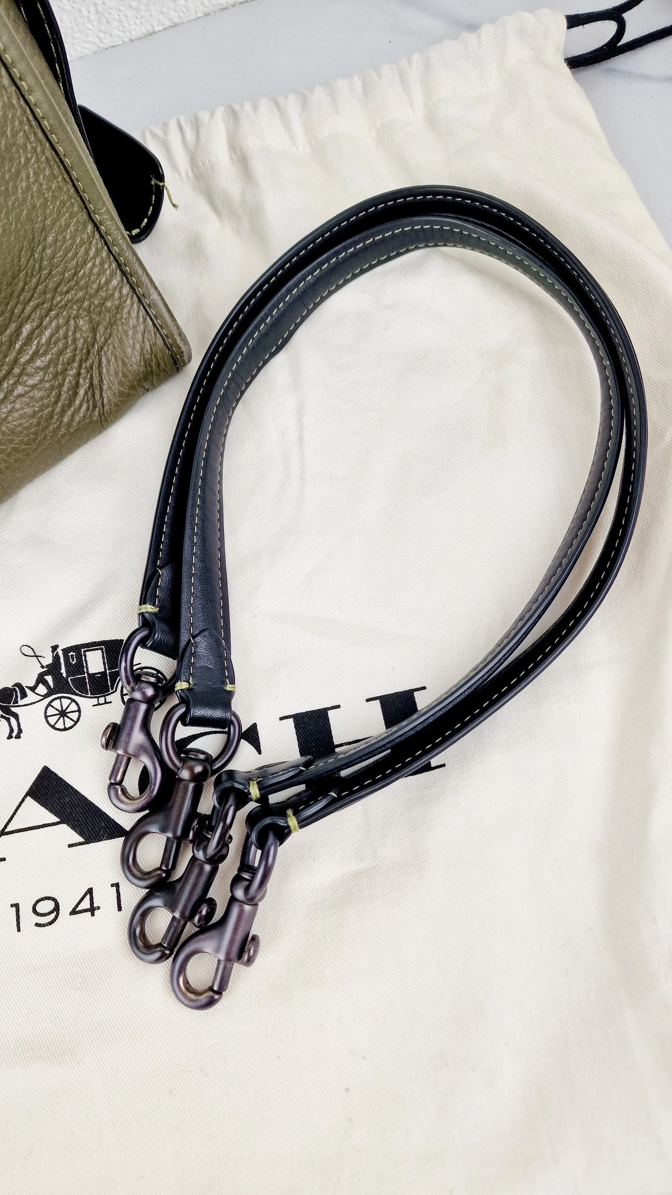 Coach Rogue 31 Olive Army Green With Black Details Handbag Colorblock Coach 38124