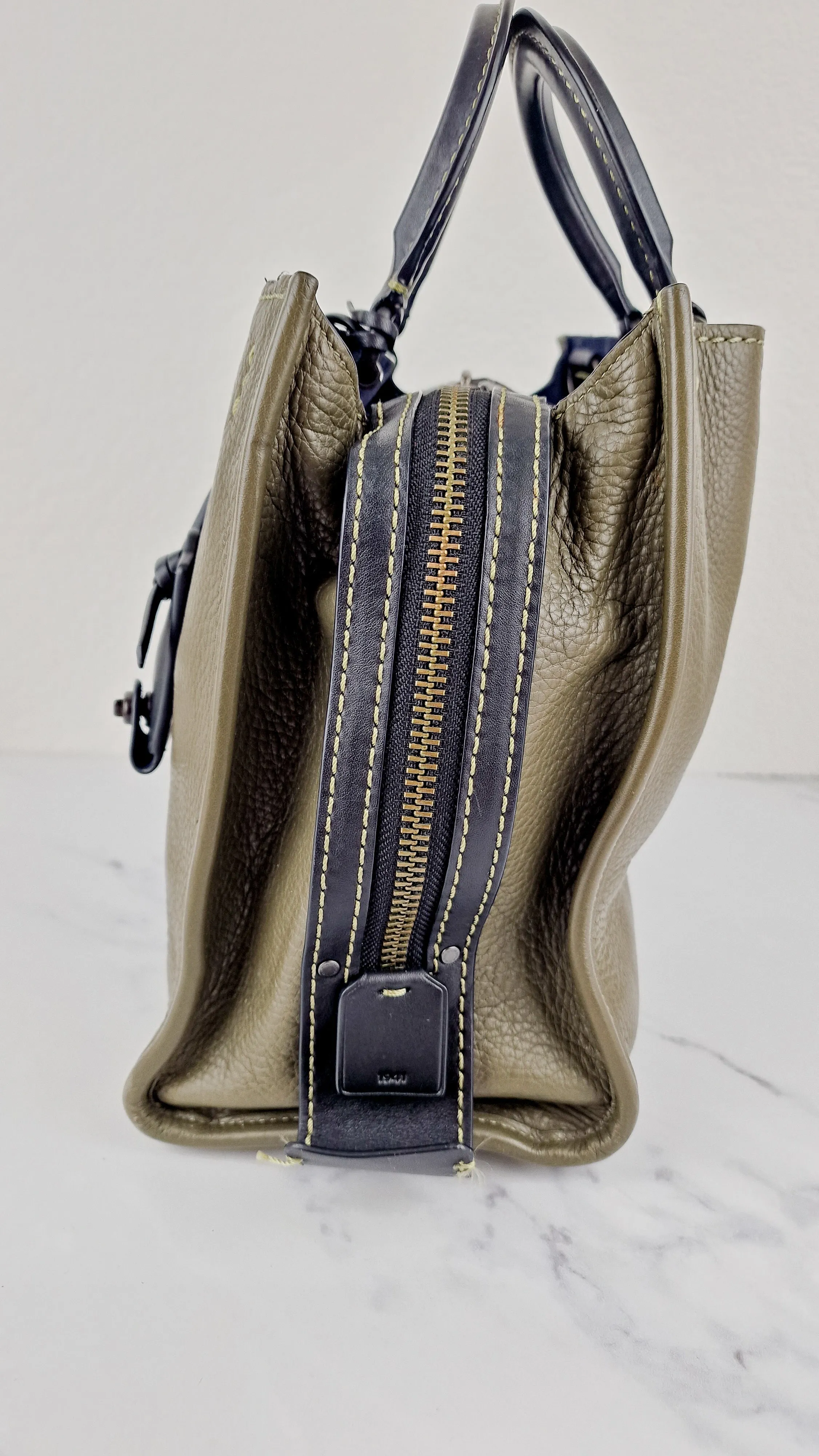 Coach Rogue 31 Olive Army Green With Black Details Handbag Colorblock Coach 38124