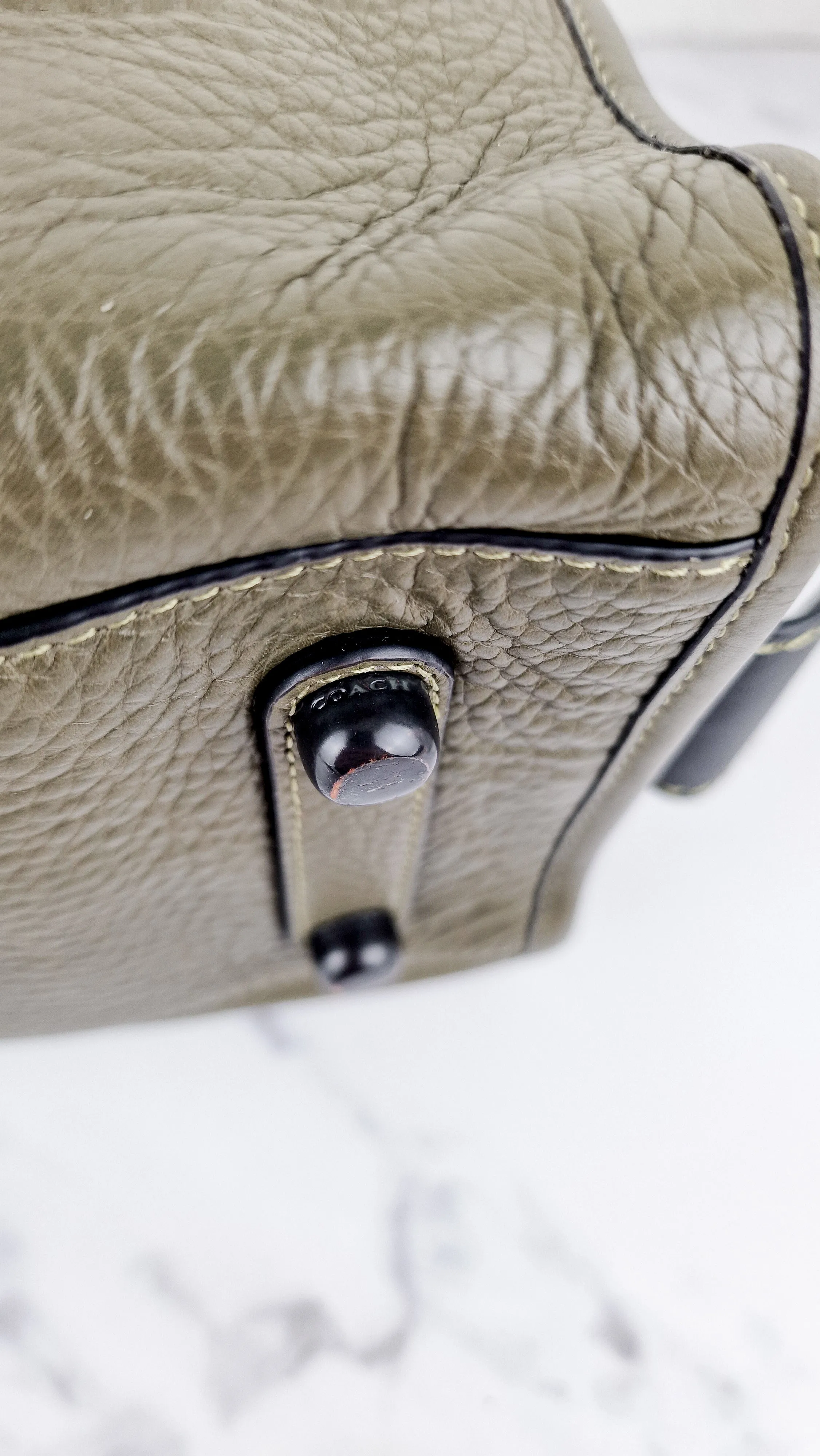 Coach Rogue 31 Olive Army Green With Black Details Handbag Colorblock Coach 38124