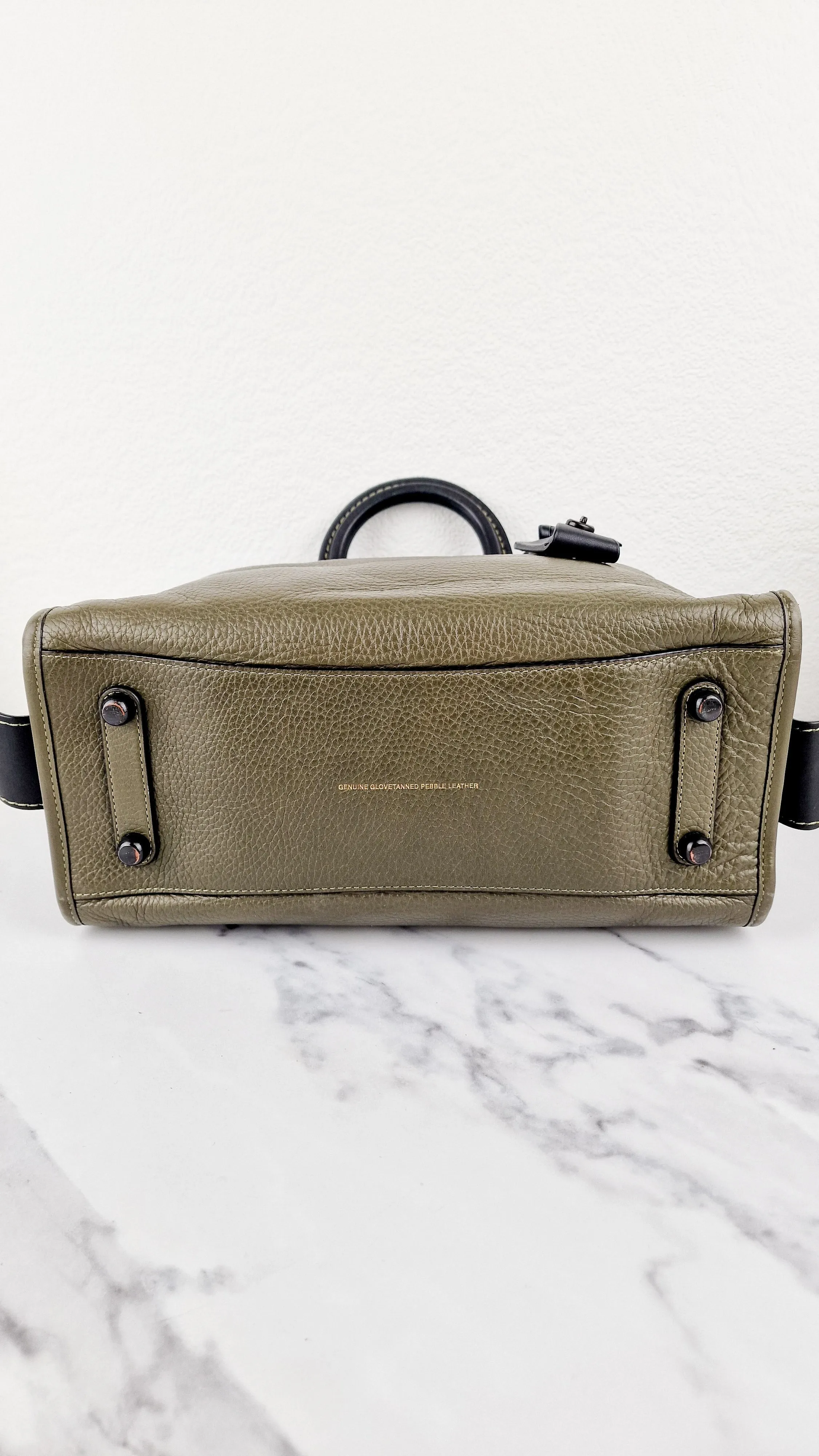 Coach Rogue 31 Olive Army Green With Black Details Handbag Colorblock Coach 38124