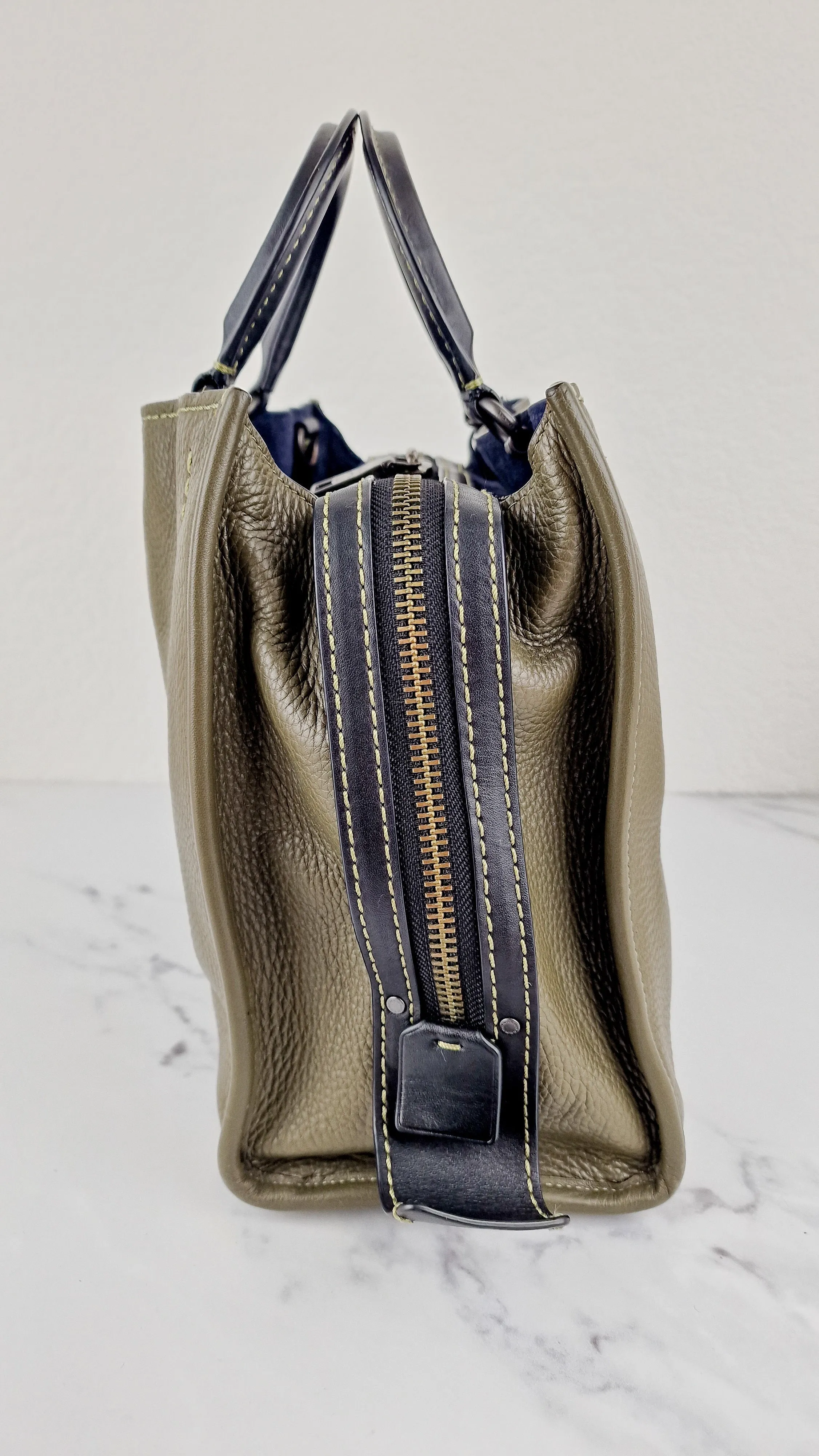 Coach Rogue 31 Olive Army Green With Black Details Handbag Colorblock Coach 38124