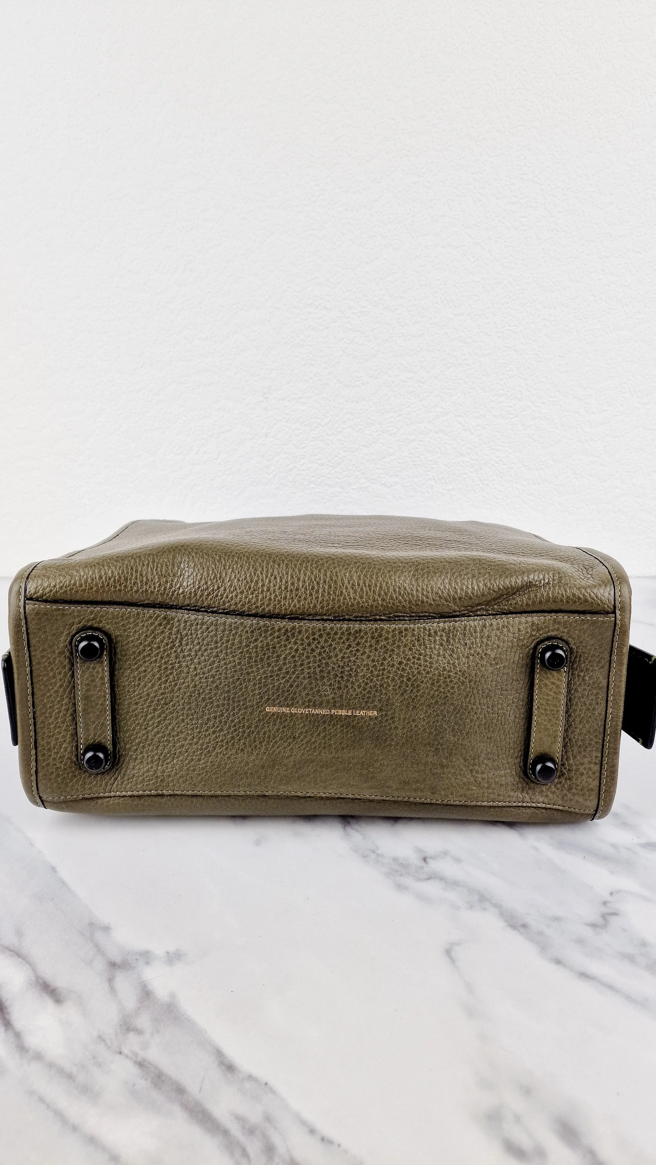 Coach Rogue 31 Olive Army Green With Black Details Handbag Colorblock Dark Green - Coach 38124