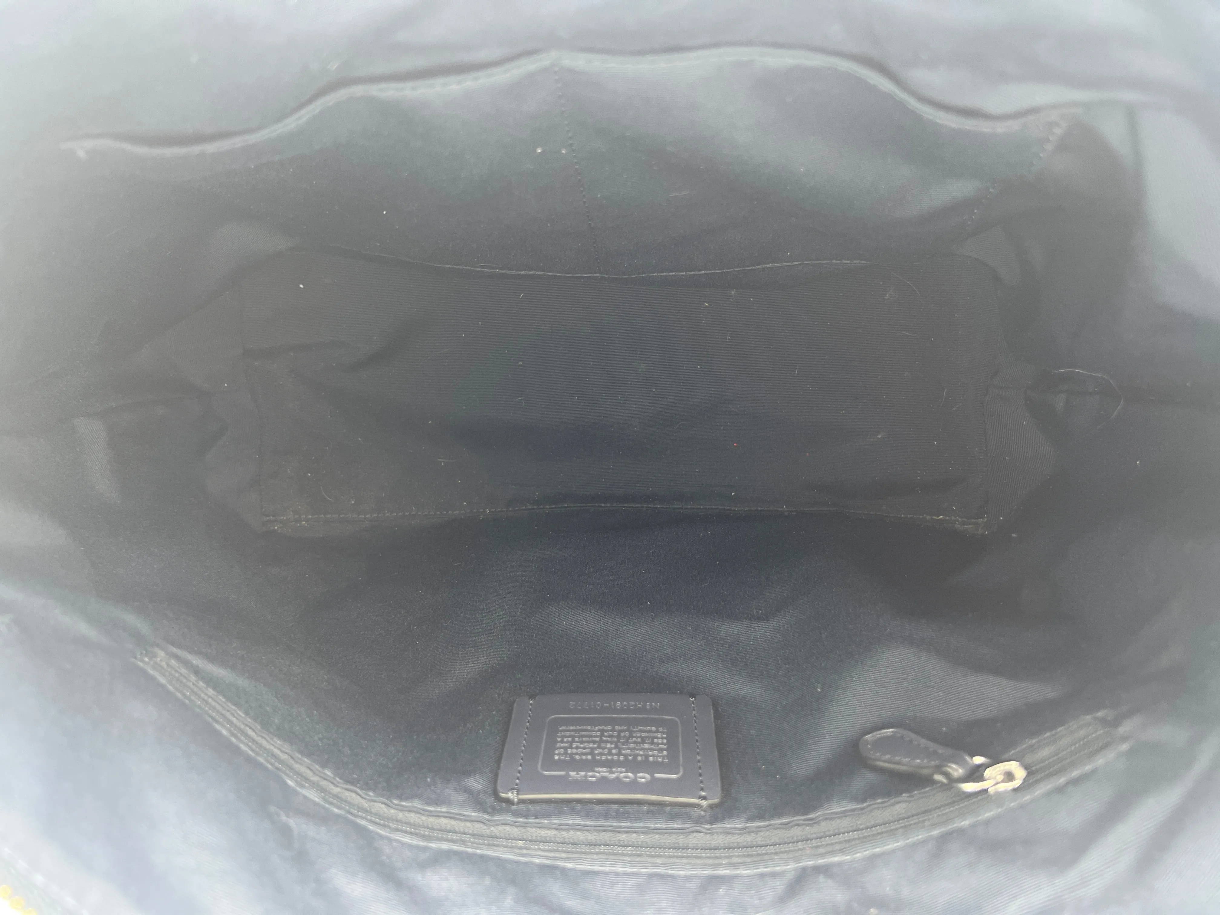 Coach Snowflake Zip-Top Tote  Size: Large