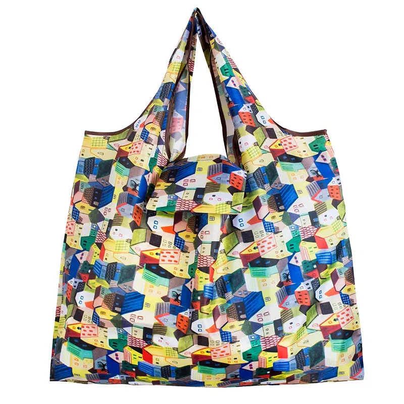 Cute Print Large Eco Tote Bags