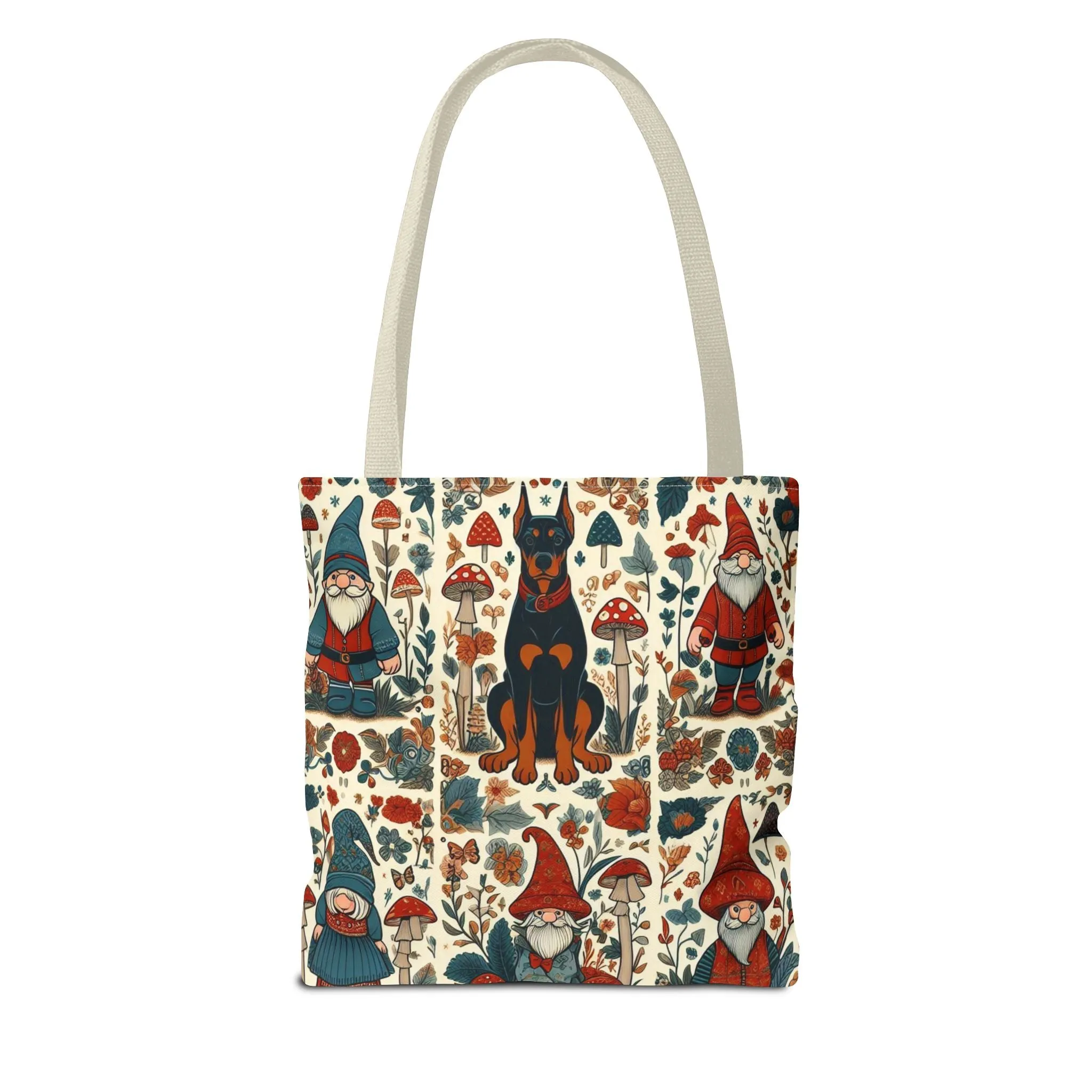 Doberman and Gnomes - Tote Bag (AOP)