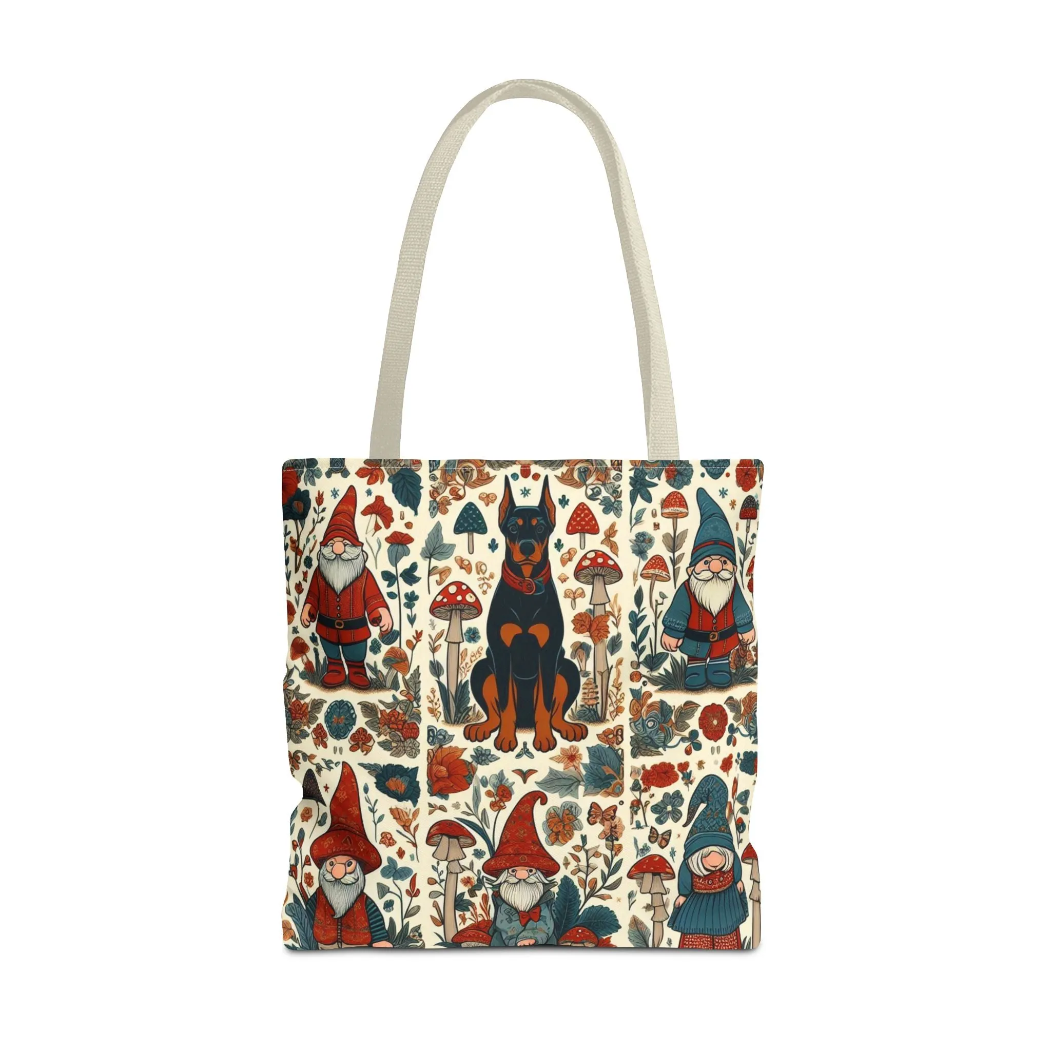 Doberman and Gnomes - Tote Bag (AOP)
