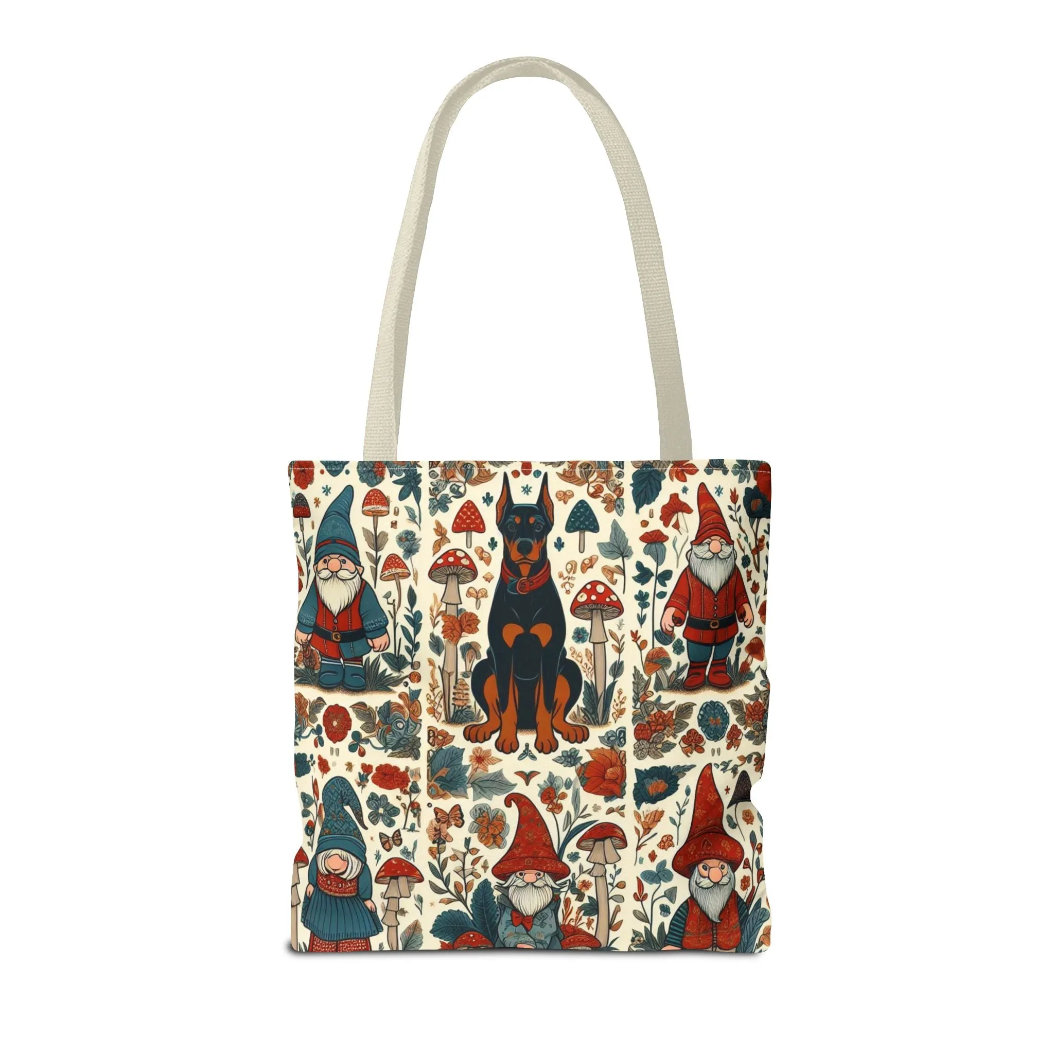 Doberman and Gnomes - Tote Bag (AOP)