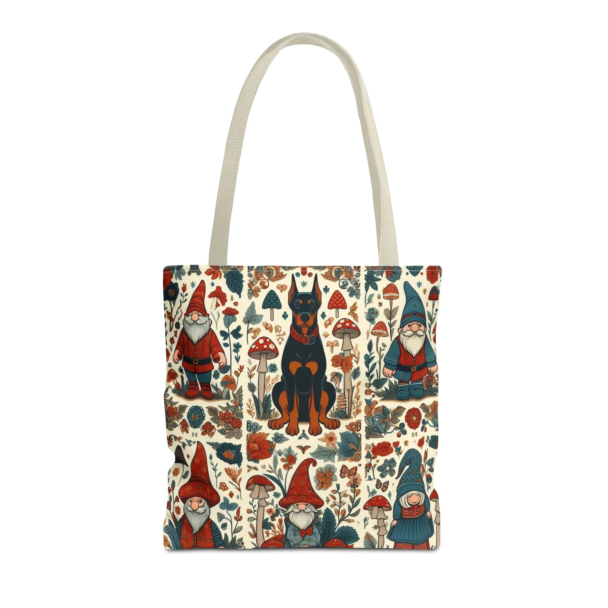 Doberman and Gnomes - Tote Bag (AOP)