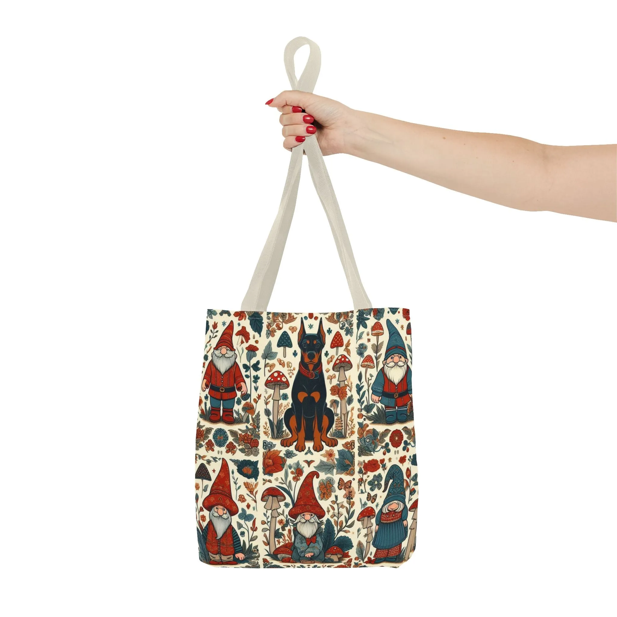 Doberman and Gnomes - Tote Bag (AOP)