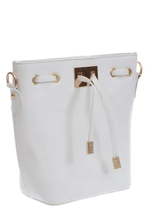 Elegant White Gold Clutch