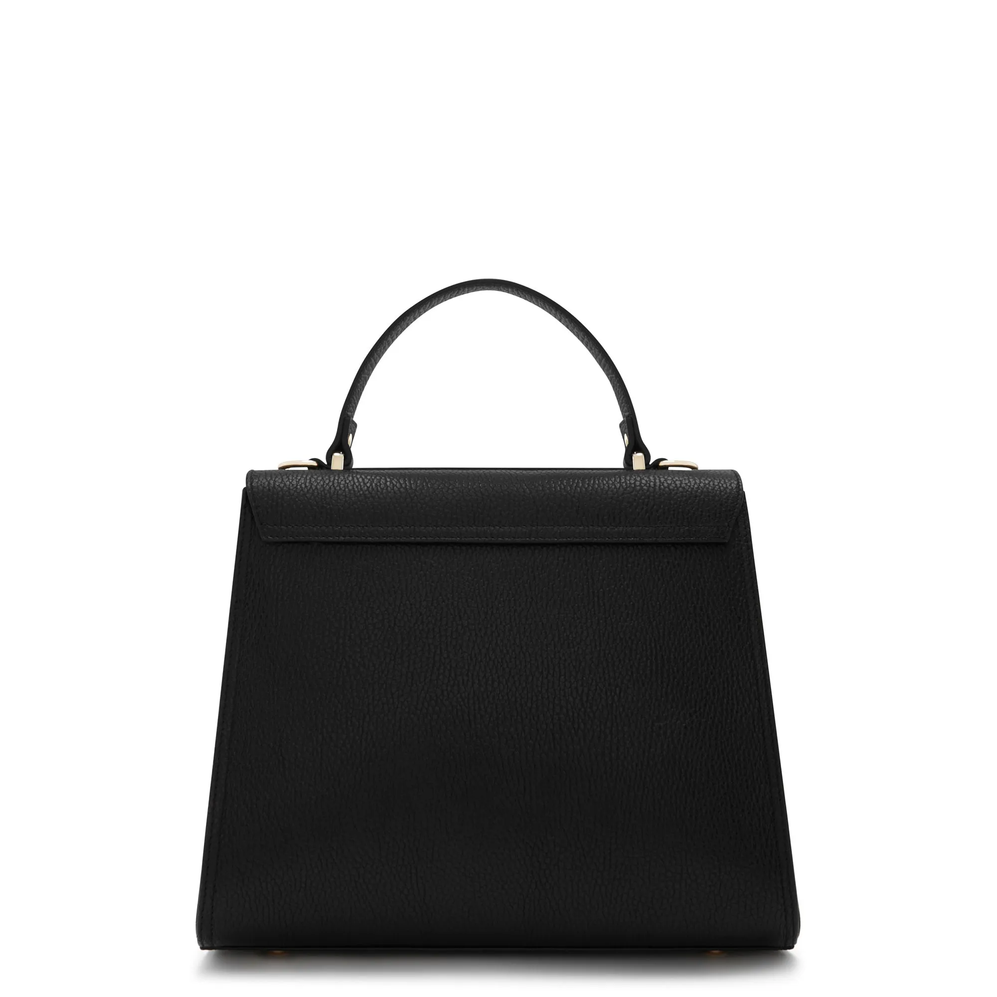 Femme Forte Simone Midi black leather handbag calfskin leather