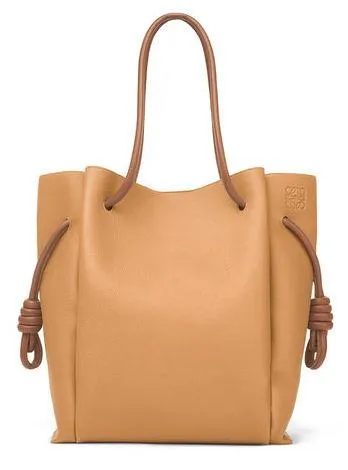 Flamenco Knot Tote Bag Light Caramel/Tan