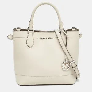 Grey Leather Eden Tote