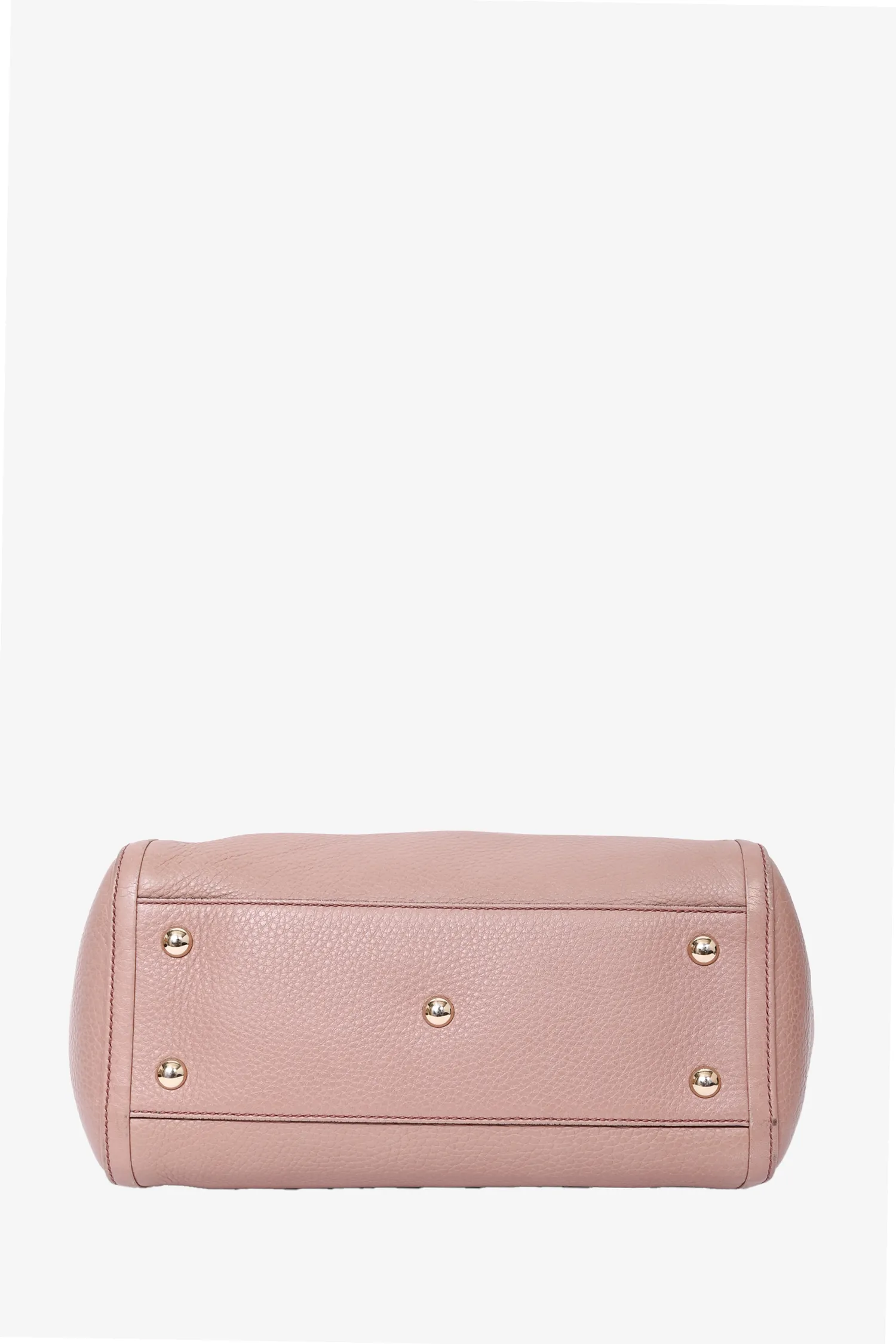 Gucci Beige Leather Soho Top Handle Bag with Strap