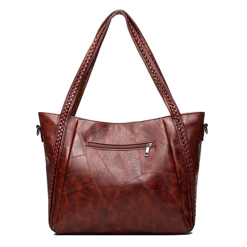 Gykaeo Luxury Handbags Women Bags Designer Vintage Tote Bag Ladies PU