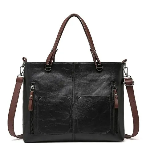 Gykaeo Luxury Handbags Women Bags Designer Vintage Tote Bag Ladies PU