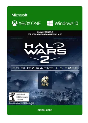 Halo Wars 2: 23 Blitz Packs - Xbox One / Windows 10 Digital Code