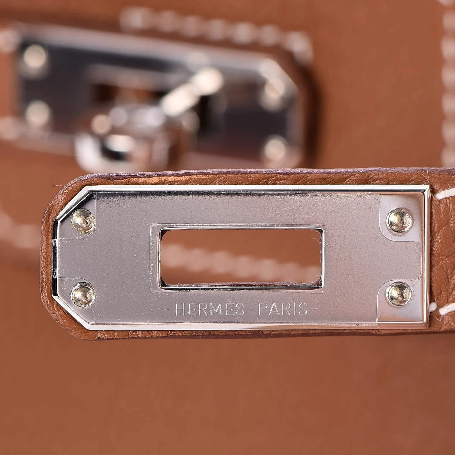 Hermes Gold Togo Leather Palladium Plated Mini Birkin 25 Bag