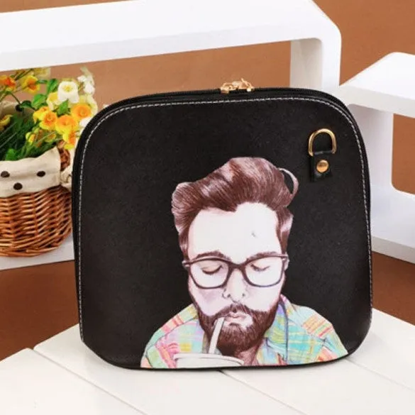 Hot Fashion Women Synthetic Leather Print Cross Bag Small Casual Party Messenger Bag Shoulder Bag