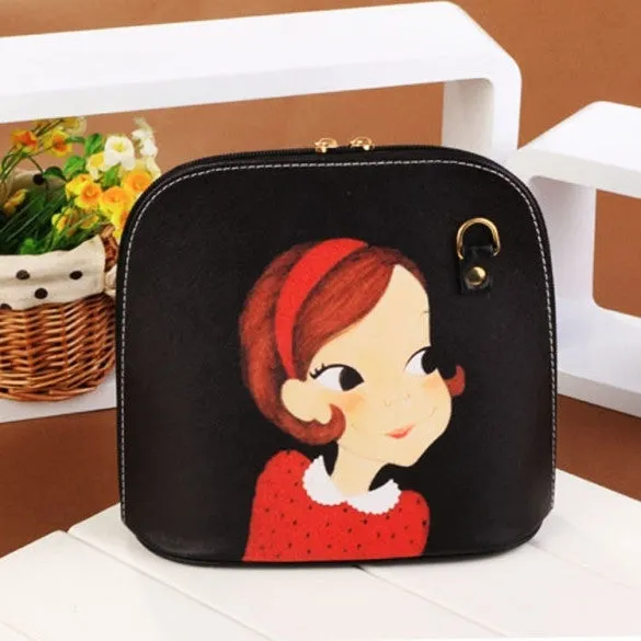 Hot Fashion Women Synthetic Leather Print Cross Bag Small Casual Party Messenger Bag Shoulder Bag