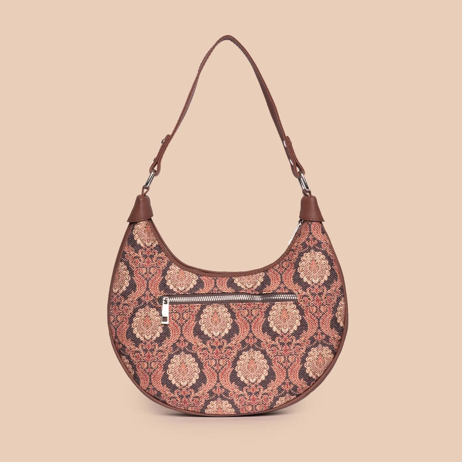 Jodhpur Damask Hobo Bag