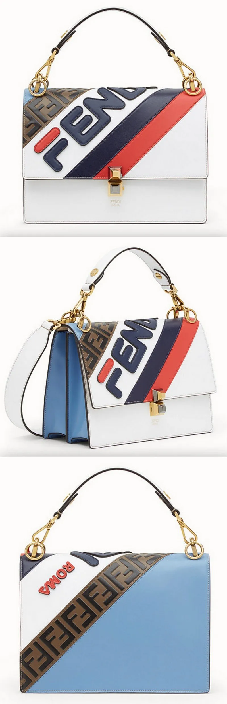 KAN I Multicolor Leather Bag