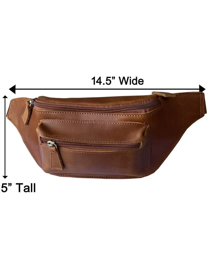 Keith Genuine Leather Fanny Pack Sling Bag