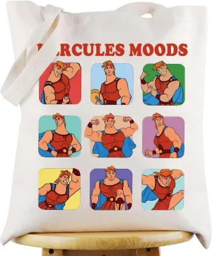 KEYCHIN Hercules Moods Tote Bag Hercules And Megara Fans Gifts Hercules Movie Shoulder Bag Hercules Merchandise