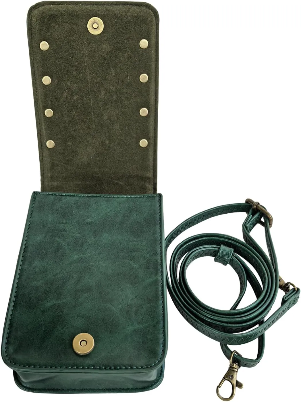 Larswon Renaissance Belt Pouch, Green - Gem, Medium, Crossbody Bag, Women, Waist Bag, Pouch, Renaissance, Lightweight, Phone Holder