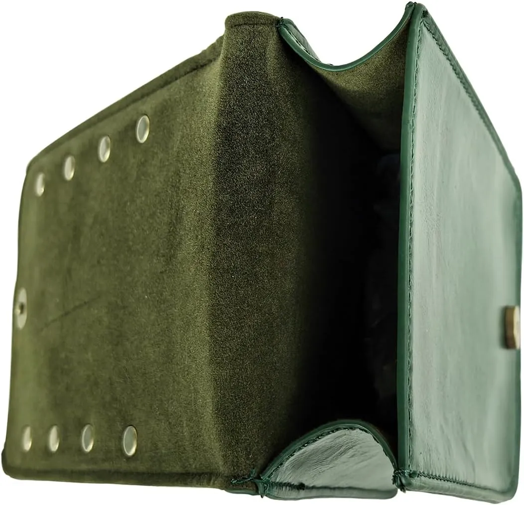 Larswon Renaissance Belt Pouch, Green - Gem, Medium, Crossbody Bag, Women, Waist Bag, Pouch, Renaissance, Lightweight, Phone Holder
