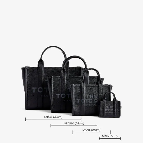 Marc Jacobs Small Leather Tote Bag, Black