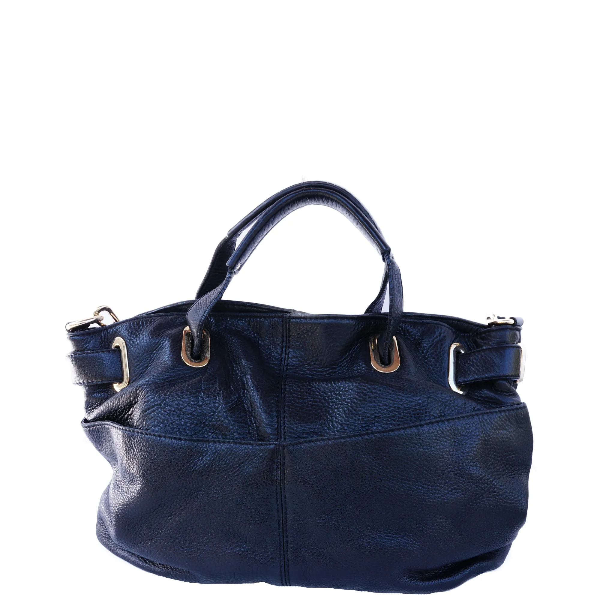 MICHAEL KORS GRAINED LEATHER SHOULDER BAG