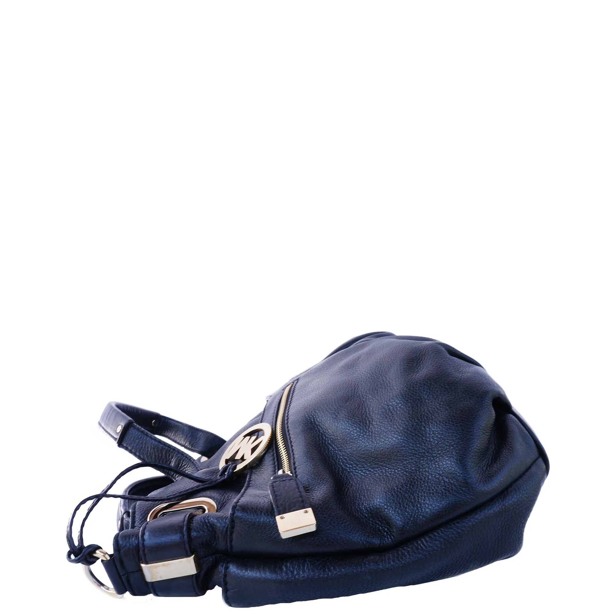 MICHAEL KORS GRAINED LEATHER SHOULDER BAG
